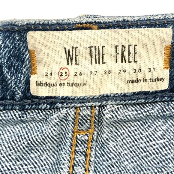 Free People Harvey Distressed Denim Skirt - Picture 7 of 9